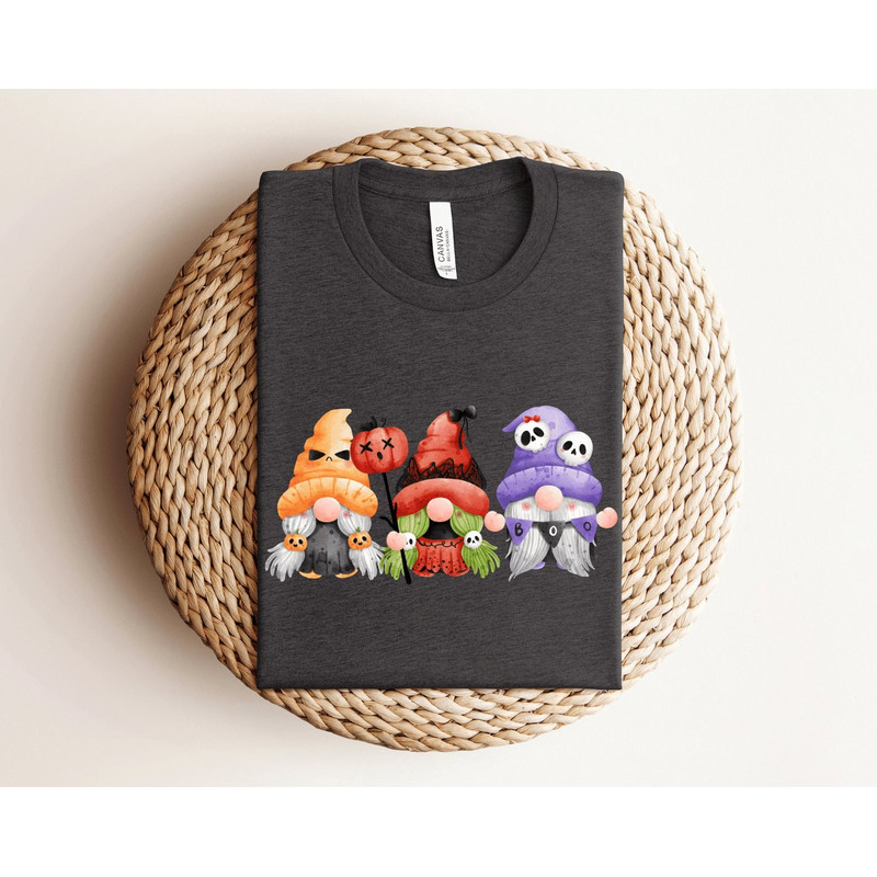 Halloween Gnomes Shirt, Halloween Funny Shirt, Cute Halloween Shirt, Trick or Treat Shirt, Happy Halloween Shirts, Spooky Season Shirts.jpg