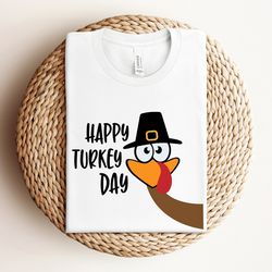 happy turkey day shirt, funny thanksgiving shirt, turkey shirt, gift for thanksgiving, thanksgiving day shirt, thanksgiv