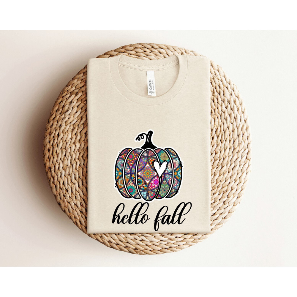 Hello Fall Shirt, Pumpkin Season Shirt, Cute Fall Shirts Women, Pumpkin Patch Shirt, Thanksgiving Sweatshirt, Hey Pumpkin Shirt, Fall Shirt.jpg