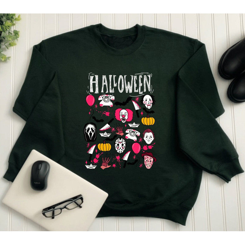 Horror Movie Sweatshirt, Horror Movie Killers Sweatshirt, Halloween Sweatshirt, Horror Movie Sweatshirt, Halloween Hoodie, Spooky Season.jpg
