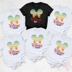 disneyland family shirt, disney squad shirt, disney trip 2023 shirt, disneyworld shirt, disney group shirts, mickey ears