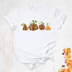 leopard pumpkin shirt, thanksgiving shirt, fall pumpkin shirt, halloween pumpkin shirt, thankful shirt, halloween gift s