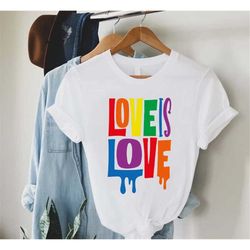 lgbtq pride shirt, love is love t-shirt, pride month gift, rainbow pride shirt, equality shirt, lgbtq outfit, lgbtq supp