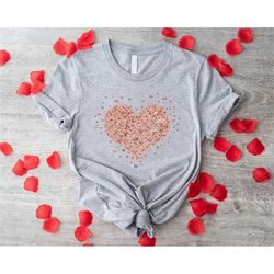 valentine's day heart shirt,pink heart shirt for women,valentine's day gift for her,valentines love shirt,heart love tee