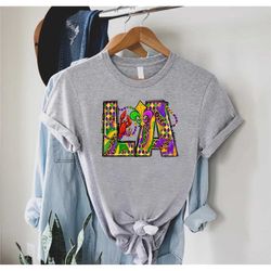 louisiana mardi gras shirt, mardi gras day gift tee, la mardi gras shirt, trendy mardi gras outfit, mardi grass beads te