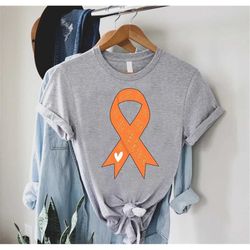 leukemia cancer ribbon shirt,leukemia support gift,cancer awareness,leukemia warrior shirt,leukemia survivor shirt,orang