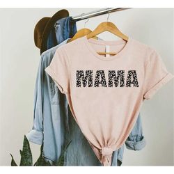 leopard mama shirt,cute mom shirt,mother's day shirt,gift for mom,cheetah mama shirt,mother's day gift,mom life t-shirt,
