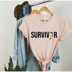 bladder cancer survivor ribbon shirt,bladder cancer awareness tshirt,cancer warrior fighter,bladder cancer support,blue