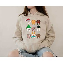 funny christmas teeth hoode,cute christmas dentist shirt,christmas dental shirt,dental squad shirt for christmas,dentist