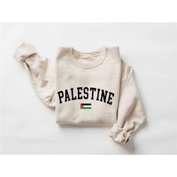 palestine sweatshirt, free palestine sweater, palestine flag crewneck, stand with palestine shirt, gaza freedom, support