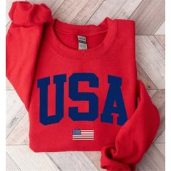 4th of july sweatshirt, usa shirt, womens 4th of july, america shirt, 4th of july, patriotic shirt, red white and blue,