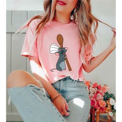 comfort colors disney ratatouille shirt,remy shirt,little chef shirt,mouse chef shirt,ratatouille shirt,anyone can cook