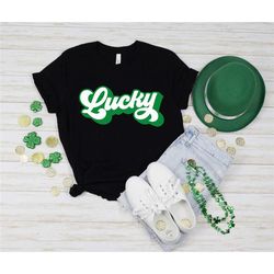 irish lucky shirt, lucky vintage shirt, shamrock shirt, st patrick's day shirt, st patrick's day, irish shirt, quote pat