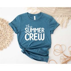summer crew shirt, girls team shirt, vacation shirt, matching crew shirt, women summer shirts, girls tribe shirts, match