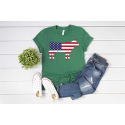 usa flag cow shirt, 4th of july shirt, big usa tshirt, usa comfort colors shirt, usa flag tee, usa shirt