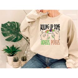 rolling up some hocus pocus shirt, halloween witches tee, funny halloween shirt, cute halloween gifts, witch sisters swe