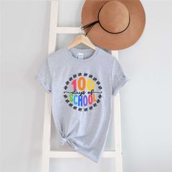 100 days of school shirt, 100th day of school celebration, teacher shirt, 100th day, girls 100th day, 100 hearts shirt,