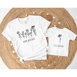 raising wildflowers shirts, little wildflower, wildflower shirt, mom shirt, mom of girls shirt, gift for mom, wildflower