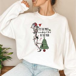 its the most wonderful time of the year sweatshirt, christmas family matching shirt, christmas family sweatshirt, christ