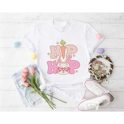 hip hop shirt, easter carrot shirt, cute easter shirt, gift for easter day, easter family shirt, glasses bunny, hunting