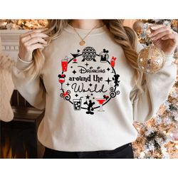drinking around the world christmas shirt, drinking shirt, funny disney shirt, family disney shirt, disney vacation, dis