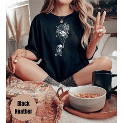 space shirt, astronaut shirt, planet shirt, nasa shirt, birthday gift, astronaut holding balloon, spaceman shirt, galaxy