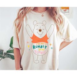 pooh bear shirt, winnie the pooh shirt, rumbly in my tummy, disneyland shirt, disney world shirt, disney shirts, matchin