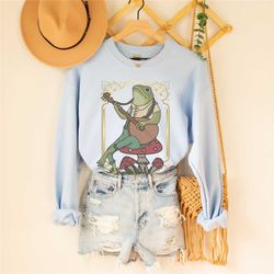 frog and toad crewneck sweatshirt, vintage classic book sweatshirt, cottagecore aesthetic