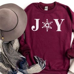 joy sweatshirt, cozy winter sweater, women's winter sweater, cute winter sweatshirt, joy shirt