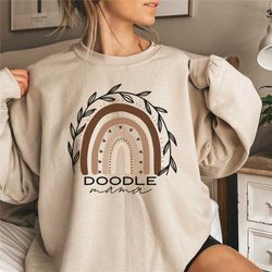 doodle mama sweatshirt | funny shirt | funny sweatshirt | graphic sweatshirt | gift for her | goldendoodle | dog mom| do