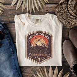 national park comfort colors shirts, hiking shirts, camping shirts, adventure shirts, death valley national park, califo