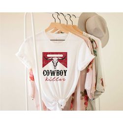 cowboy killer t-shirt, cowgirl shirt, country shirt, western shirt, southern shirt, country girl, vintage tee, boho shir