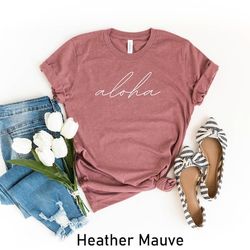 aloha shirt, hawaii shirt, aloha tshirt, hawaii trip tee, hawaii family vacation, aloha vneck vintage, for women, hawaii