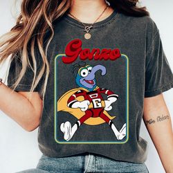 vintage gonzo y2k style shirt, the muppet tee, disney family vacation, disneyland trip