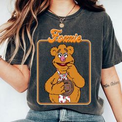 vintage fozzie y2k style shirt, the muppet tee, disney family vacation, disneyland trip