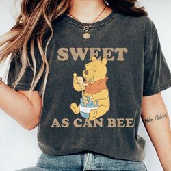 vintage sweet as can bee eating honey shirt, winnie the pooh t-shirt, pooh bear tee, animal kingdom, disneyworld shirt d
