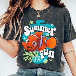 nemo summer fun shirt, finding nemo t-shirt, finding dory tee, disney family vacation, disneyland trip