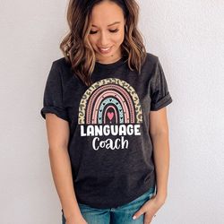 language coach shirt, district language coach, english language coach, dual language coach, instructional coach, digital