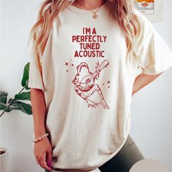 i'm a perfectly tuned acoustic funny meme frog - unisex t shirt