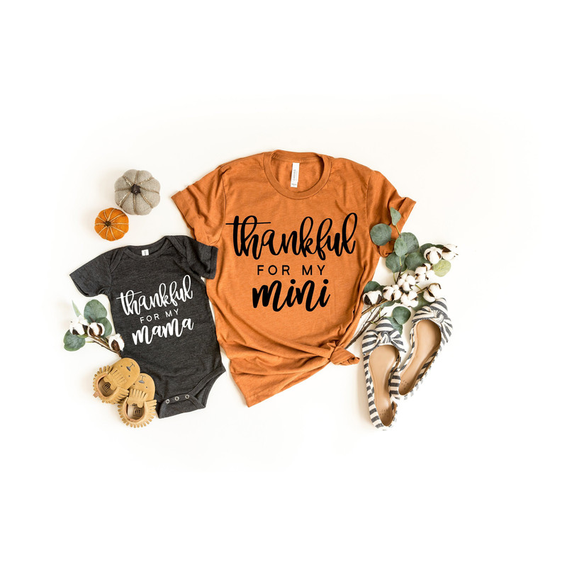 Blessed , Blessing, Blessed Mama, Blessing Mini, Thankful For My Mini, Thankful For My Mama, Mama And Mini Shirt, Mama Mini Matching Shirt.jpg