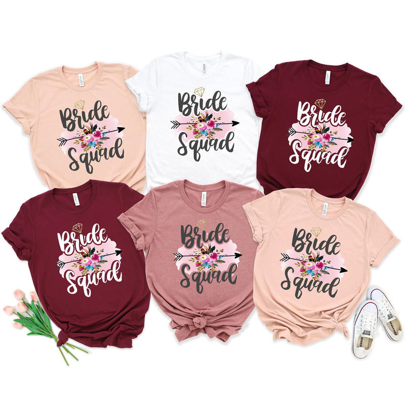 BRIDE SQUAD Shirt, Bachelorette Party Shirts, Bride Shirt, Bridal Party Shirt, Bridal Proposal Shirt, Bride to be Shirt, Retro Bride Shirt.jpg