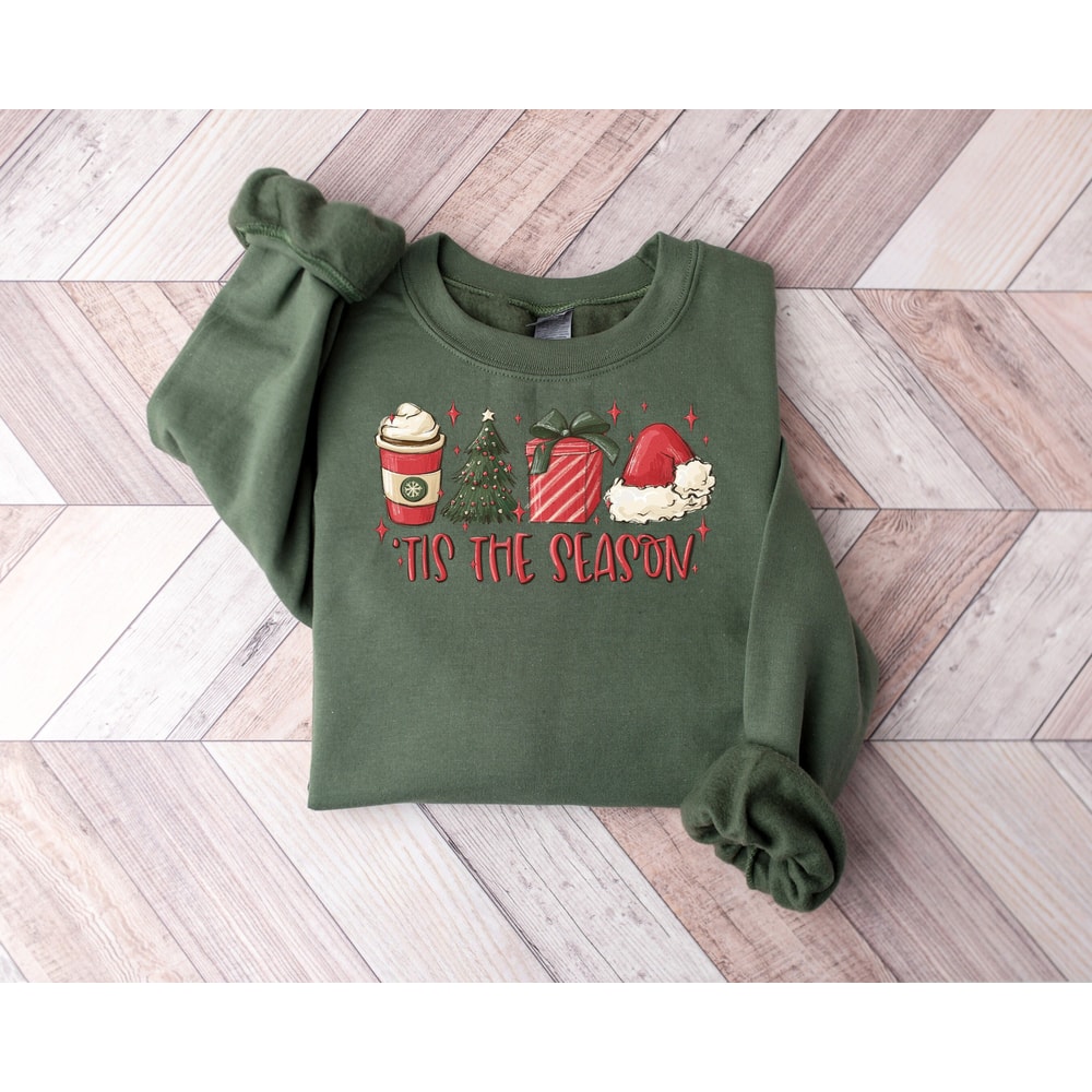 Christmas Tis The Season Sweatshirt, Merry Christmas Sweatshirt, Christmas Sweatshirt,Holiday Sweatshirt,Cute Winter Sweatshirt.jpg