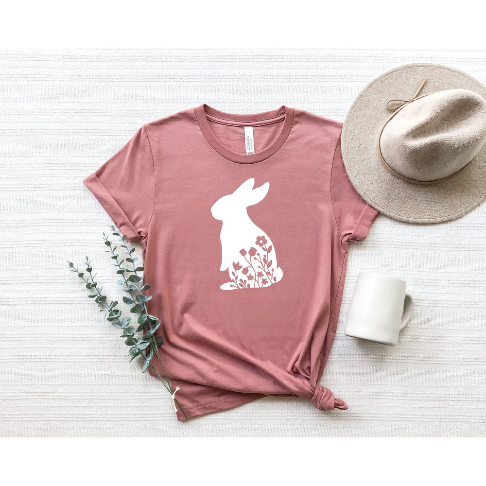 Floral Rabbit Shirt,Easter Bunny Shirt,Easter Shirt For Woman,Easter Family Shirt,Easter Shirt,Easter Shirt,Womens Easter Bunny Shirt.jpg
