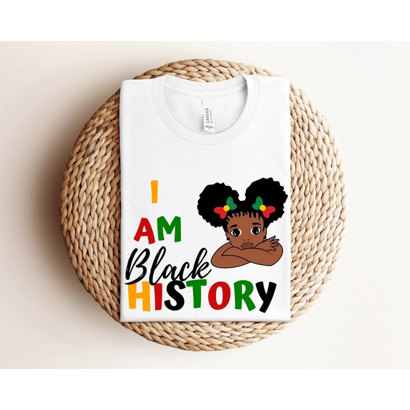 I'm Black History Kids Shirt, Black History Shirt, Black Lives Matter Toddler Shirt, BLM Shirt, Black Month Gift, Black American History Tee.jpg