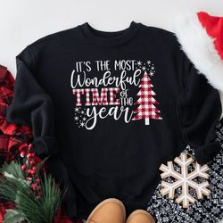 its the most wonderful time of the year sweatshirt, christmas sweatshirt, christmas hoodie, christmas party sweater, chr