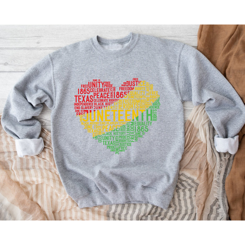 Juneteenth Sweatshirt, Balck Lives Matter Sweatshirt, Black History Gifts, Africa Heart Sweatshirt, Black Women Gift, Black Lives Hoodie.jpg