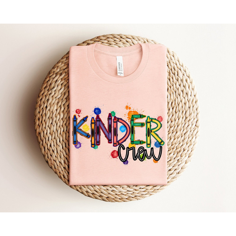 Kindergarten Crew Shirt, Funny Teacher Shirt, Kindergarten Team Shirt, Kindy Teacher Shirt, Kinder Crew Shirt, Kinder Squad, Cute Teacher.jpg