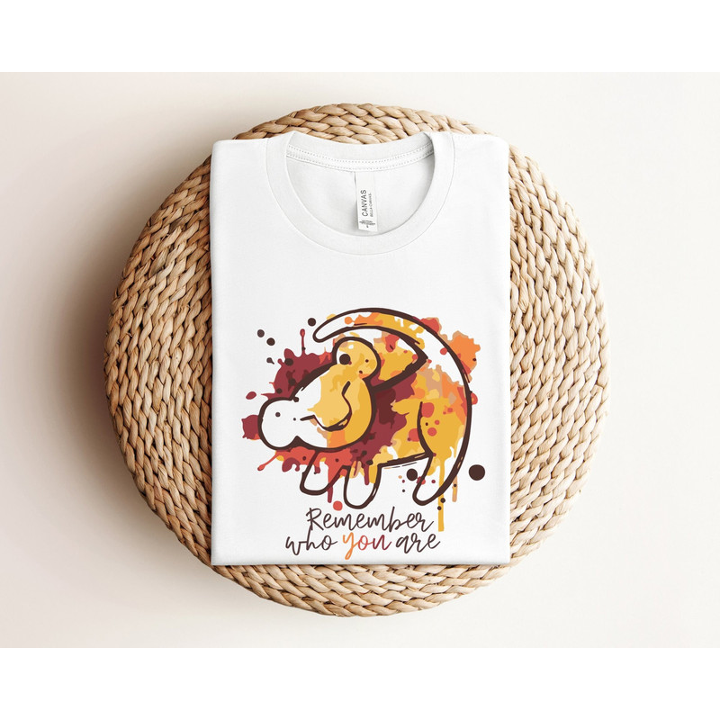 Lion King Disney Shirt, Disney Simba Shirt, Remember Who You are Shirt, Disney Lion King Shirt, Disney Gift Shirt, Animal Kingdom Gift Shirt.jpg