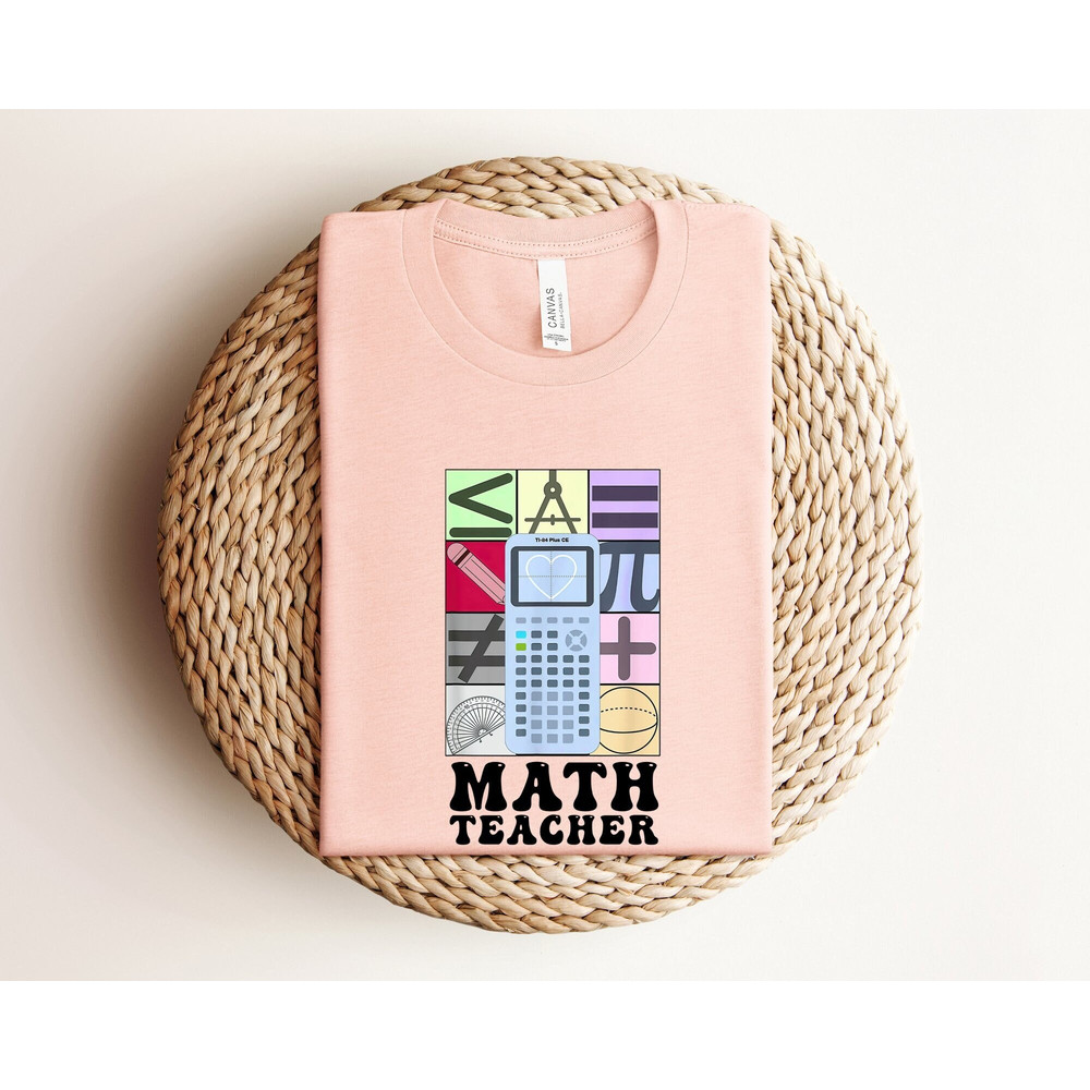 Math Teacher Shirt, Love Math Shirt, Matth Lover T-Shirt, Math Teacher Gift, Math Outfit, Math Lover Gift, Teacher Shirt, New Teacher Gift.jpg