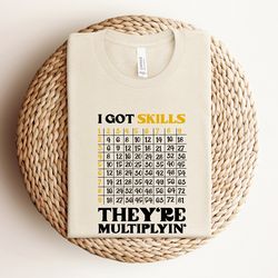 math teacher shirt, multiplying shirt, funny math gift, math teacher gift, math skills shirt, math shirts, math teacher,
